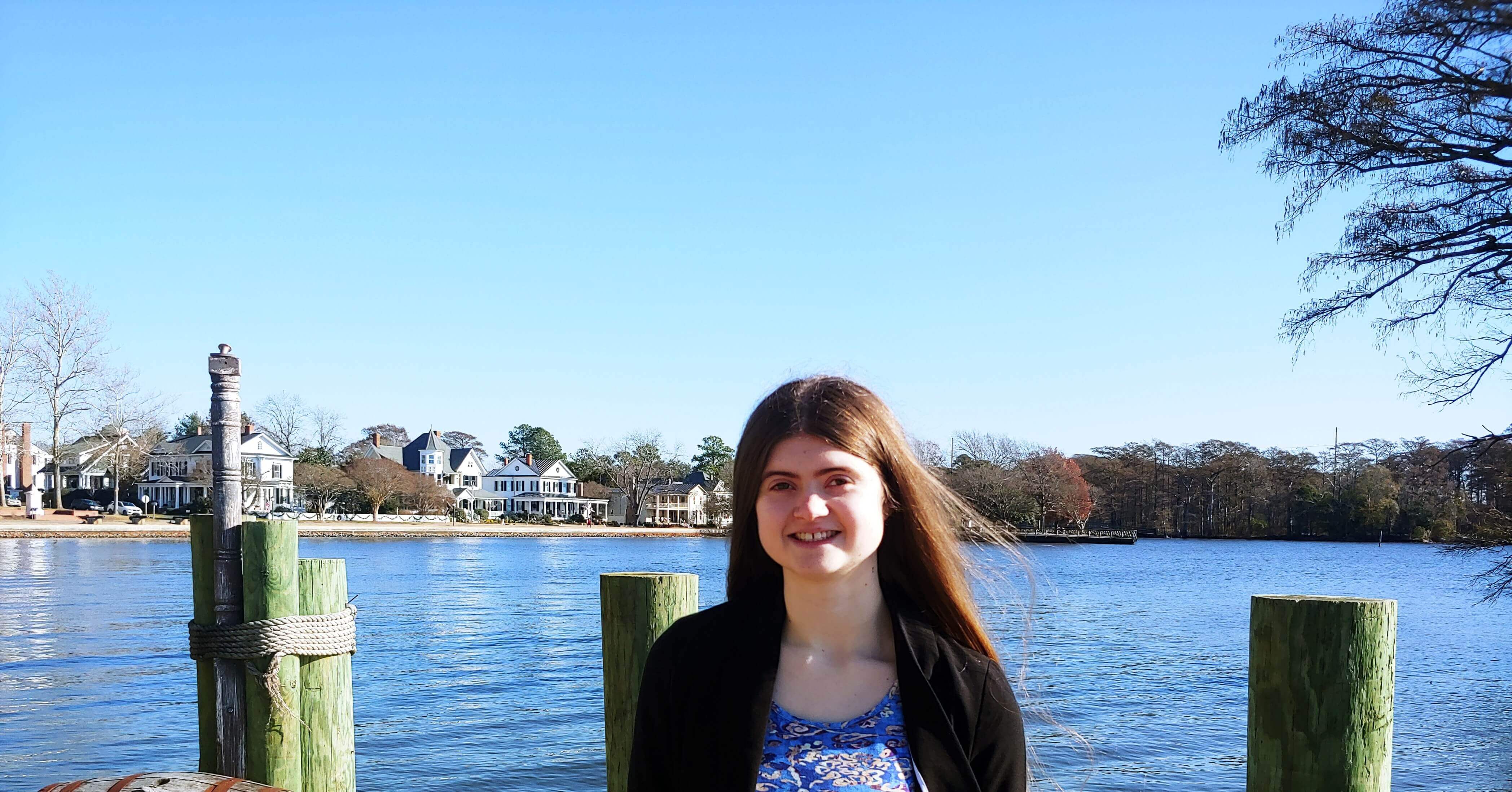 Saxby Bain overlooking the Albemarle Sound.